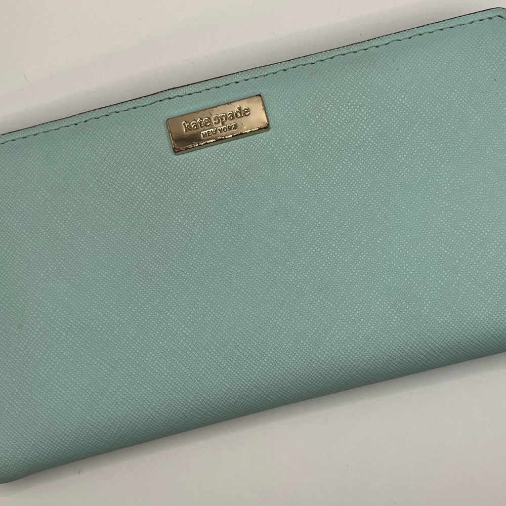 Kate Spade Wallet Slim Staci Snap Light Blue